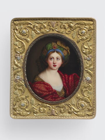 Boîte avec la Sybille de Cumes en émail peint, image 5/5