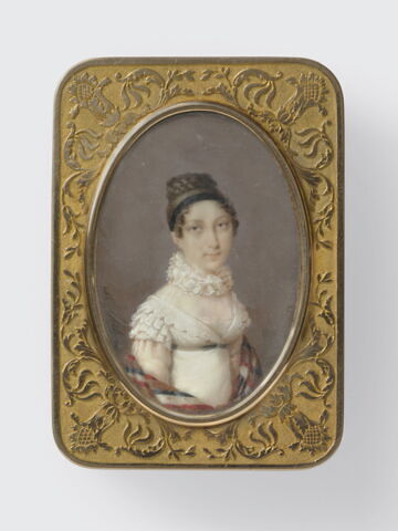Petite boîte avec portrait de femme, image 5/5