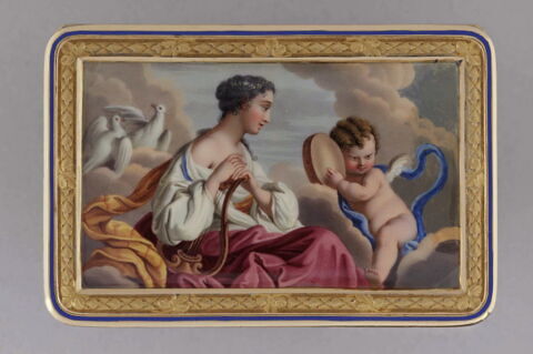 Tabatière avec la muse Clio et son écrin, image 5/7