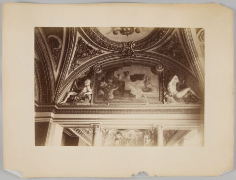 [Plafond des appartements d'été d'Anne d'Autriche (détail) : salle de la Paix], image 2/2