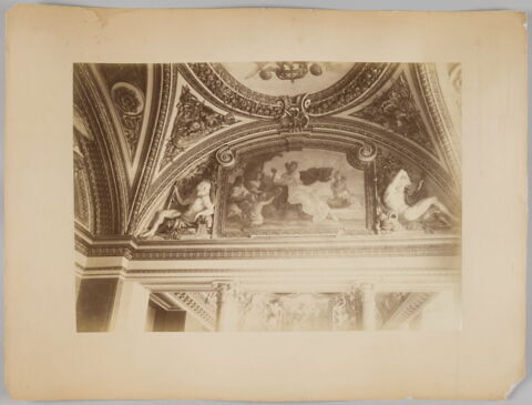 [Plafond des appartements d'été d'Anne d'Autriche (détail) : salle de la Paix], image 2/2