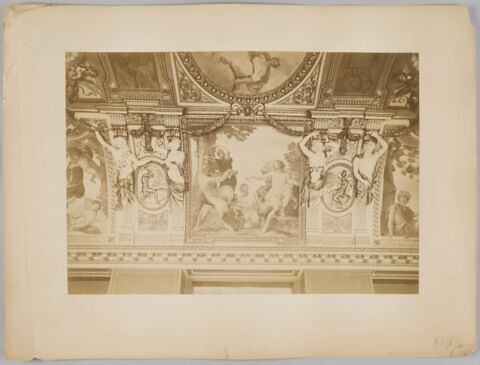 [Plafond des appartements d'été d'Anne d'Autriche (détail) : salle des Saisons], image 2/2