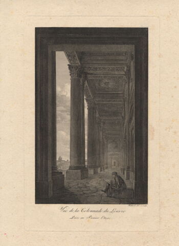 Vue de la Colonnade du Louvre / Prise au Premier Etage, image 3/3