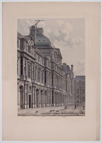 Vue de la Cour du Louvre, image 2/2