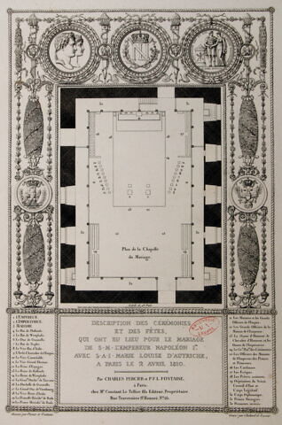 Plan de la Chapelle du Mariage