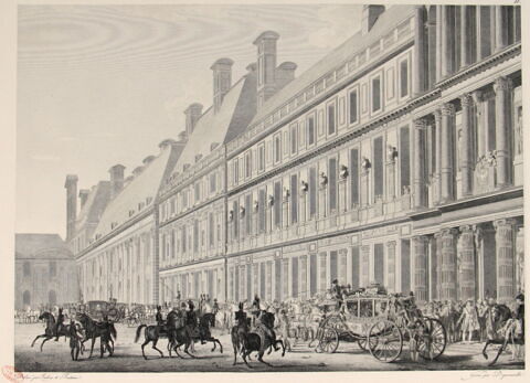 Sortie du palais des Tuileries