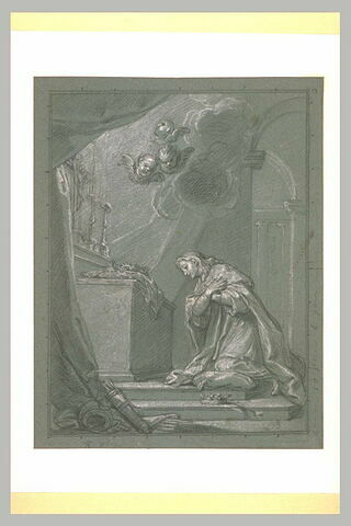Saint Louis déposant la couronne d'épines dans la Sainte Chapelle, image 1/1