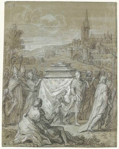 Philippe III le Hardi portant à Saint-Denis le corps de saint Louis, image 1/2