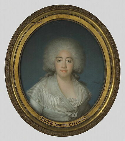 Portrait de Mme de Provence en robe blanche., image 2/4