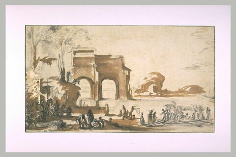 Paysage italien avec vue sur l'Arno, image 1/1