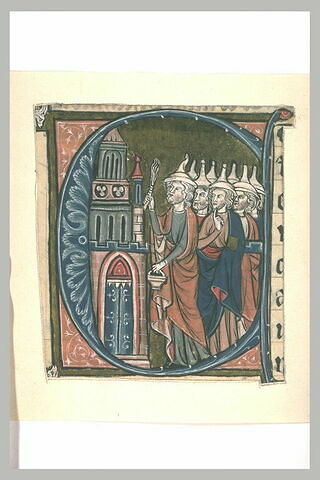 Le Grand Prêtre Éliashib, accompagné d'un groupe de prêtres juifs, aspergeant la Porte des Brebis, image 1/1