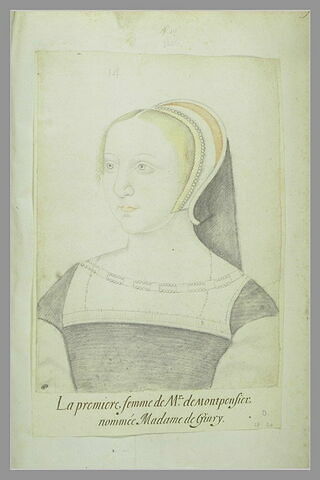 Portrait de Madame de Grivy, première femme de M. de Montpensier
