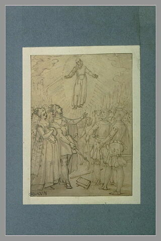 Saint François de Paule apparaissant à Louis XIII et Anne d'Autriche, image 1/1