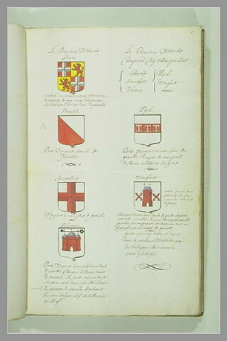 Page d'armorial