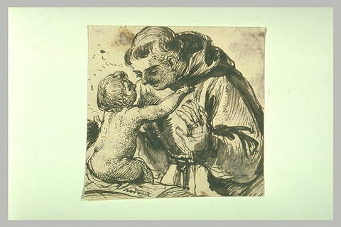 Saint Antoine de Padoue jouant avec l'Enfant