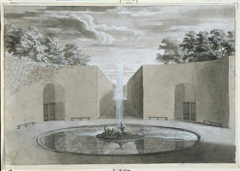 Projet de la fontaine de Cérès : l'Eté : à Versailles