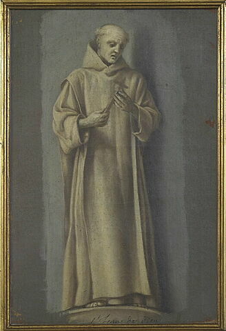 Saint Jean de Dieu, debout, méditant sur un crucifix, image 1/1