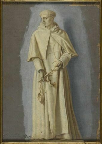 Saint Jean de Matha debout, tenant des chaînes, image 2/2