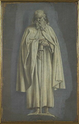 Saint Antoine debout, tenant une cloche, image 1/1