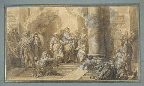 Le bienheureux Siméon tenant l'Enfant dans le Temple