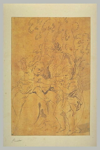 La Vierge avec l'Enfant et le petit saint Jean-Baptiste, image 1/1