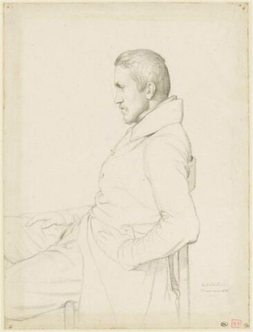 Portrait d'Hippolyte Flandrin, image 1/2
