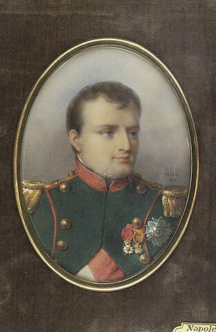 L'empereur Napoléon en uniforme des chasseurs de la garde, en buste, image 1/1