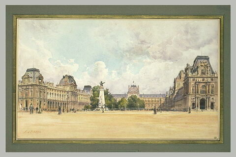 Vue du palais du Louvre, image 1/1