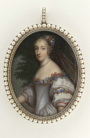 Portrait de Mademoiselle de La Vallière en costume de Flore, image 1/1