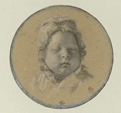 Portrait du roi de Rome (1811-1832) de face