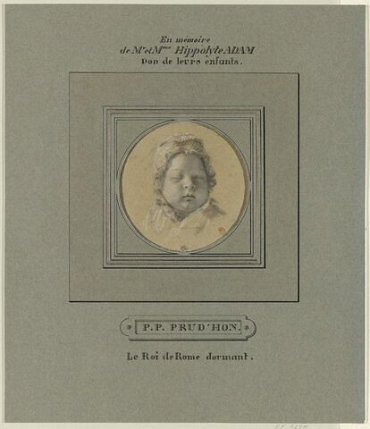 Portrait du roi de Rome (1811-1832) de face, image 2/3