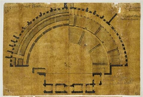Plan du théâtre de Nicopolis