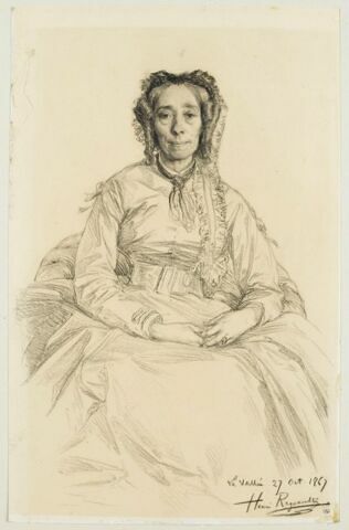 Portrait de Mme Louvancour, belle-mère de M. Arthur Duparc, image 1/2