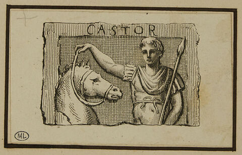 Bas-relief avec Castor, image 1/2