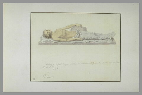 Les restes de Louis XV, exhumés de son tombeau en 1793, image 2/2
