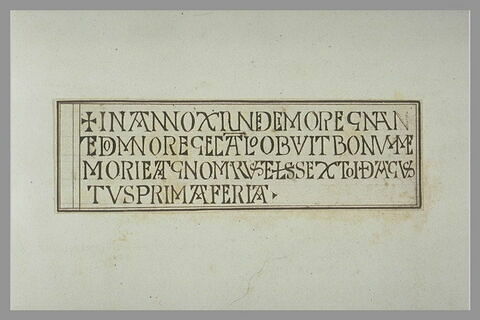 Inscription latine, image 1/1