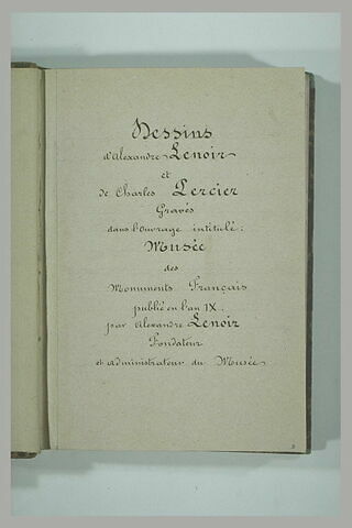 Page de titre avec inscription manuscrite, image 1/1