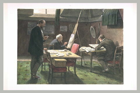 L'atelier du peintre Adolphe Yvon, image 1/1
