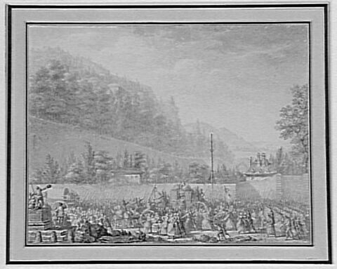 Les Dames de La Halle partent pour Versailles (5 octobre 1789), image 1/1