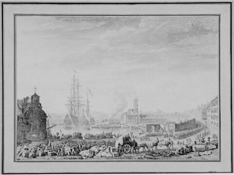 Port de Brest. Insurrection des vaisseaux le 'Léopard' et l''América', image 1/1