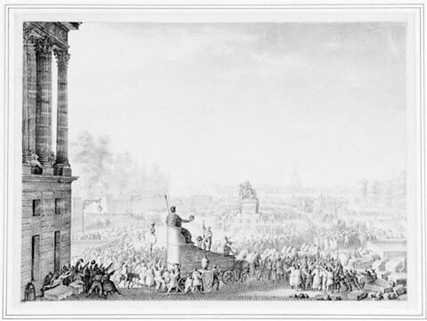 Fête de la Liberté à l'occasion des Suisses de Château-Vieux (15 avril 1792), image 1/1