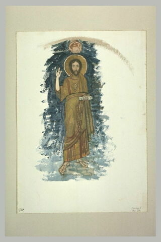 Le Christ, d'après une mosaïque de l'abside de Sainte-Cécile, image 1/1