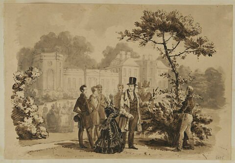 Visite de Louis-Philippe à la Maison d'Orléans de Twickenham