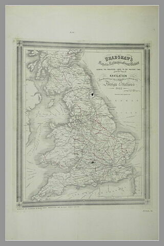 Carte du chemin de fer de la Grande-Bretagne, image 2/2