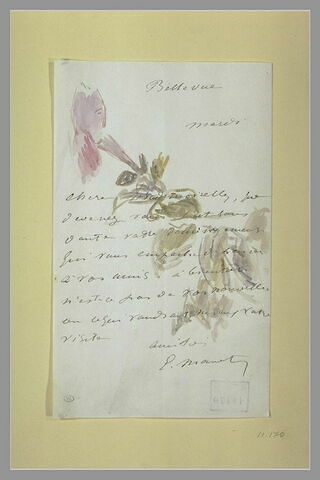 Mardi (1880), Bellevue, à Isabelle Lemonnier, image 1/1