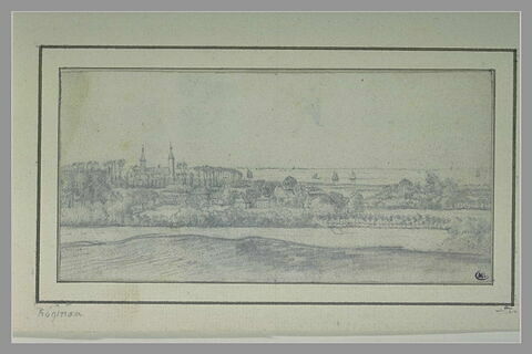 Vue du château de Heemstede, avec au fond le Haarlemmermeer, image 1/1