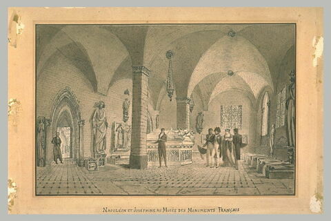 Napoléon et Joséphine visitant le musée des Monuments français, image 1/1
