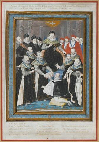 La réception de Ludovic de Gonzague dans l'ordre du Saint-Esprit, image 1/1