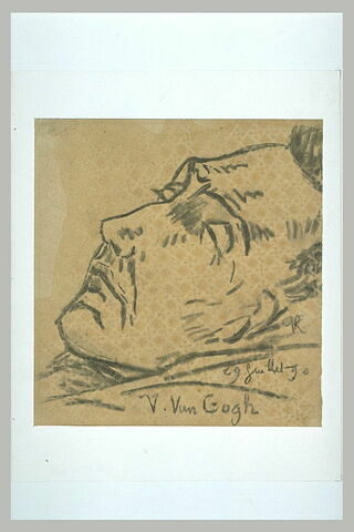 Vincent van Gogh sur son lit de mort