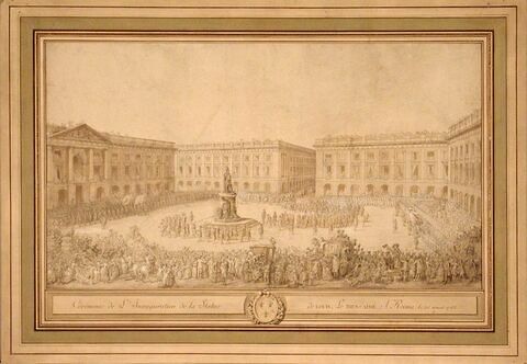 Inauguration de la statue de Louis XV à Reims, le 26 août 1765, image 2/2